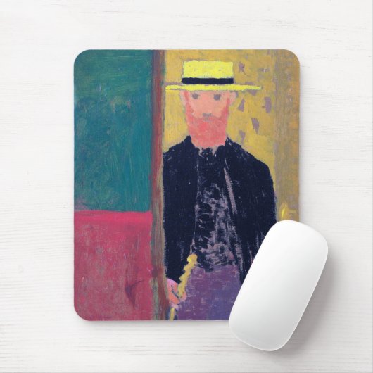Selbstportrait (Bartter Mann), Edouard Vuillard Mousepad (Mit Mouse)