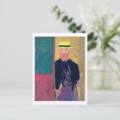 Selbstportrait (Bartter Mann), Edouard Vuillard Postkarte (Stehend Vorderseite)
