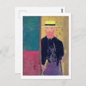 Selbstportrait (Bartter Mann), Edouard Vuillard Postkarte (Vorne/Hinten)
