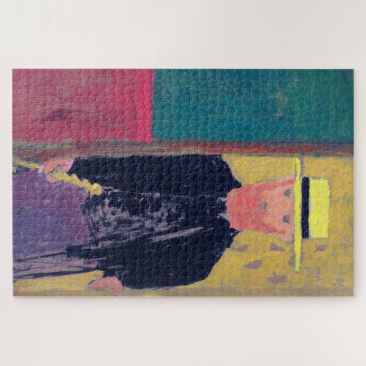 Selbstportrait (Bartter Mann), Edouard Vuillard Puzzle (Horizontal)