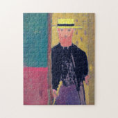 Selbstportrait (Bartter Mann), Edouard Vuillard Puzzle (Vertikal)