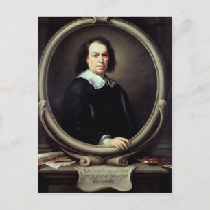 Selbstportrait, c.1670-73 postkarte