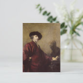Selbstportrait, c.1779-80 postkarte (Stehend Vorderseite)