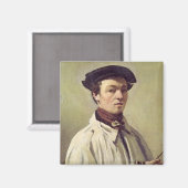 Selbstportrait, c.1840 magnet (Vorderseite/Rückseite)