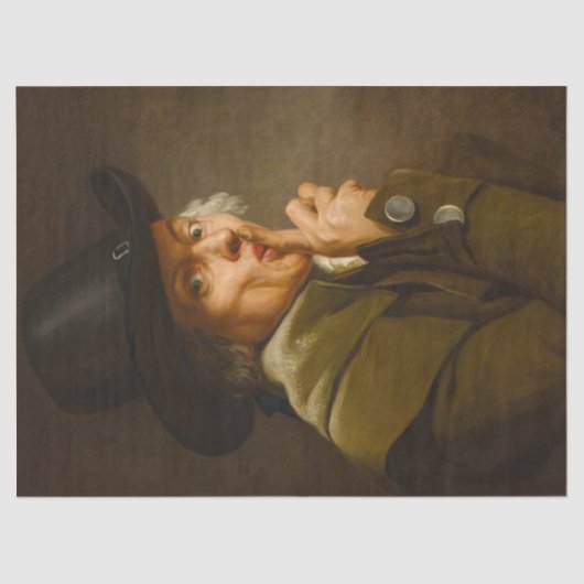 Selbstportrait, Das Schweigen von Joseph Ducreux Seidenpapier (Vorderseite)
