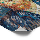 Selbstportrait de Van Gogh Poster (Ecke)
