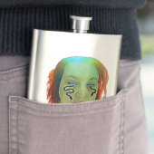 Selbstportrait der Schlange Flachmann (Beispiel)