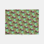 Selbstportrait der Schlange Fleecedecke (Vorderseite (Horizontal))