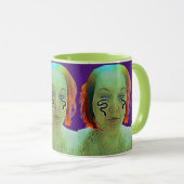 Selbstportrait der Schlange Tasse (VorderseiteRechts)