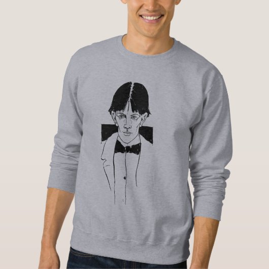Selbstportrait des Künstlers, Aubrey Beardsley Sweatshirt (Vorderseite)