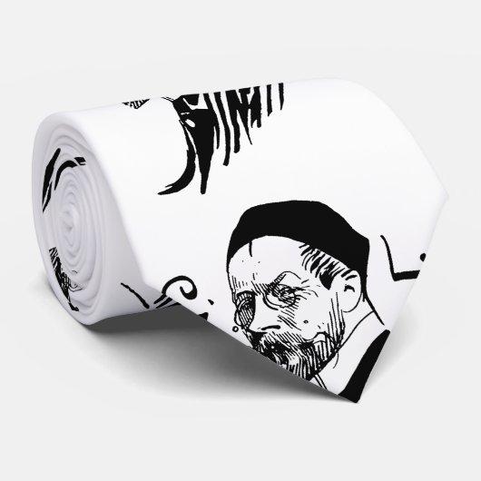 Selbstportrait des Künstlers Carl Larsson 1891 Krawatte (Gerollt)