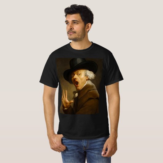 Selbstportrait, Die Überraschung von Joseph Ducreu T-Shirt (Vorne ganz)