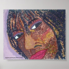 "Selbstportrait - Digitales wiederhergestelltes Po Poster