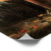 Selbstportrait, Dunkler Hut, Easel Van Gogh Fine A Poster (Ecke)