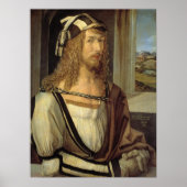 Selbstportrait (Durer 1498) Poster (Vorne)