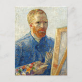 Selbstportrait Easel Vincent van Gogh Postkarte (Vorderseite)