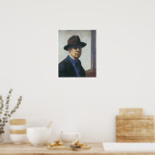 Selbstportrait Edward Hopper Poster (Küche)