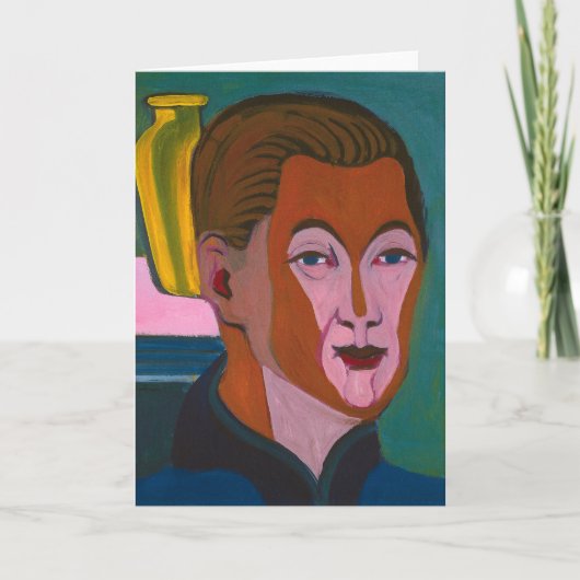 Selbstportrait | Ernst Ludwig Kirchner Karte (Vorderseite)