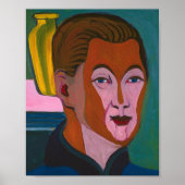 Selbstportrait | Ernst Ludwig Kirchner Poster (Vorne)