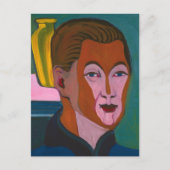 Selbstportrait | Ernst Ludwig Kirchner Postkarte (Vorderseite)
