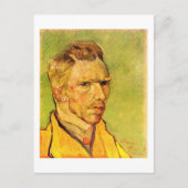 Selbstportrait für Friend Laval, Van Gogh Fine Art Postkarte (Vorderseite)