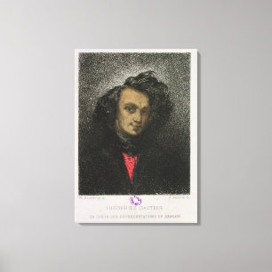 Selbstportrait, für "Hernani" gekleidet Leinwanddruck