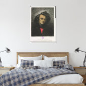 Selbstportrait, für "Hernani" gekleidet Leinwanddruck (Insitu (Schlafzimmer))