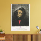 Selbstportrait, für "Hernani" gekleidet Leinwanddruck (Insitu (Wohnzimmer))