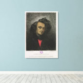 Selbstportrait, für "Hernani" gekleidet Leinwanddruck (Insitu (Holzboden))