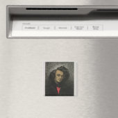 Selbstportrait, für "Hernani" gekleidet Magnet (In Situ (Geschirrspüler))