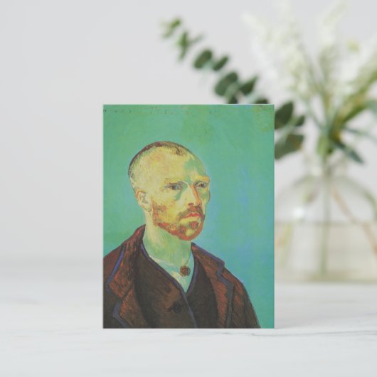 Selbstportrait für Paul Gauguin Van Gogh Fine Art Postkarte (Stehend Vorderseite)
