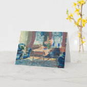 Selbstportrait | George Luks Karte (Gelbe Blume)