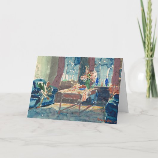 Selbstportrait | George Luks Karte (Vorderseite)