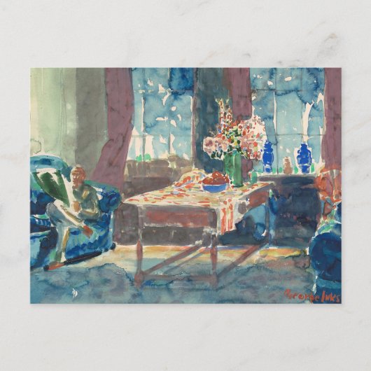 Selbstportrait | George Luks Postkarte (Vorderseite)