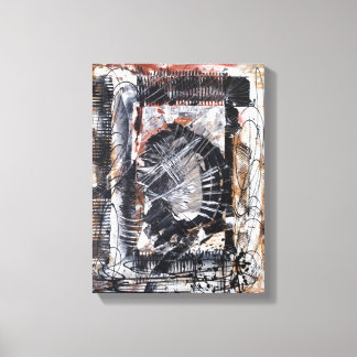 Selbstportrait-gepackte Leinwand