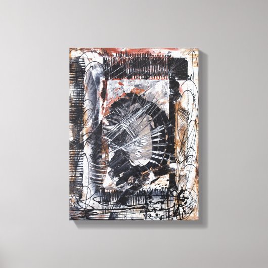 Selbstportrait-gepackte Leinwand (Vorderseite)