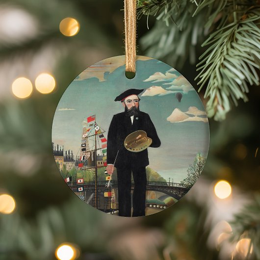 Selbstportrait | Henri Rousseau Keramik Ornament