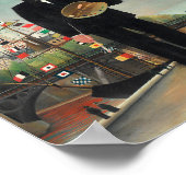 Selbstportrait | Henri Rousseau Poster (Ecke)