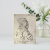 Selbstportrait im Alter von 13 Jahren von Albrecht Postkarte (Stehend Vorderseite)