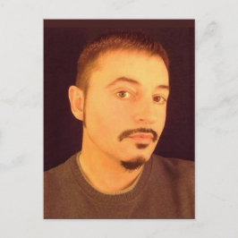 Selbstportrait im Alter von 53 1/2 Postkarte