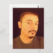 Selbstportrait im Alter von 53 1/2 Postkarte (Vorne/Hinten)