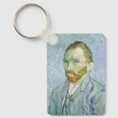 Selbstportrait in Blau von Vincent van Gogh Schlüsselanhänger (Vorderseite)