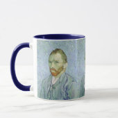 Selbstportrait in Blau von Vincent van Gogh Tasse (Links)
