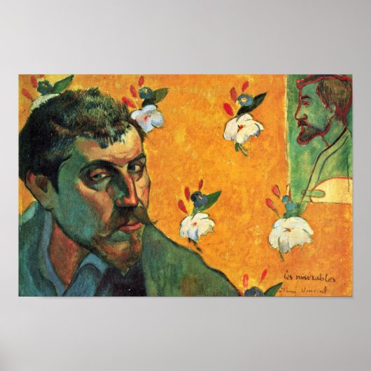 Selbstportrait (in der Rolle von 'Les Miserables' Poster (Vorne)