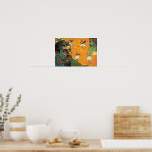 Selbstportrait (in der Rolle von 'Les Miserables'  Poster (Küche)