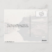 Selbstportrait in einer schwarzen Robe von Egon Sc Postkarte (Rückseite)