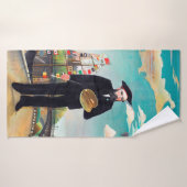 Selbstportrait, Landschaft, Rousseau Badehandtuch (Badehandtuch)