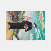 Selbstportrait, Landschaft, Rousseau Fleecedecke (Vorderseite (Horizontal))