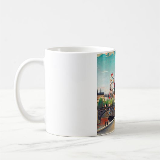 Selbstportrait, Landschaft, Rousseau Kaffeetasse (Links)