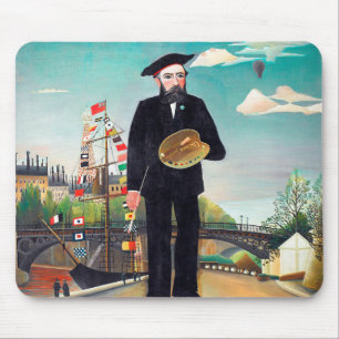 Selbstportrait, Landschaft, Rousseau Mousepad
